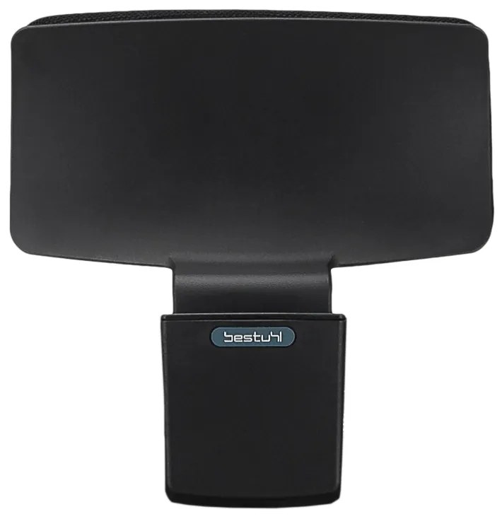 Kancelárska ergonomická stolička BESTUHL S27 BLACK — viac farieb, snímateľný poťah Čierna