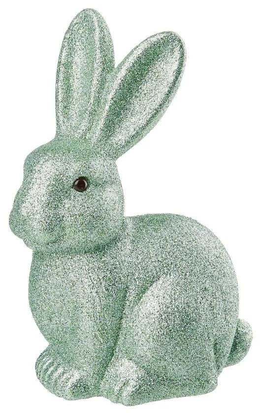 Butlers EASTER Veľkonočný trblietavý zajačik 22 cm - modrá