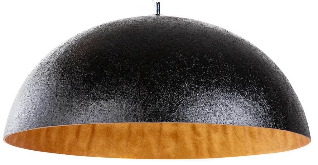 Závesné svetlo Žiarivé čierne zlato 70cm