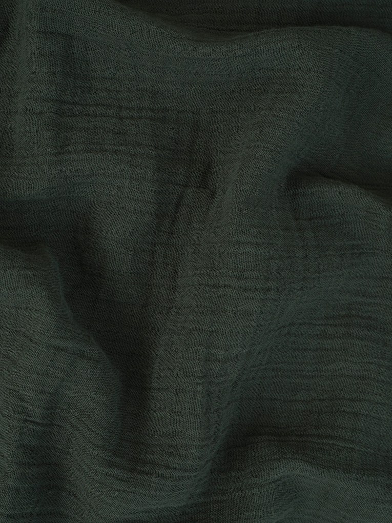Mušelínové obliečky - Alexia tmavozelená 140 × 200 cm, 70 x 90 cm