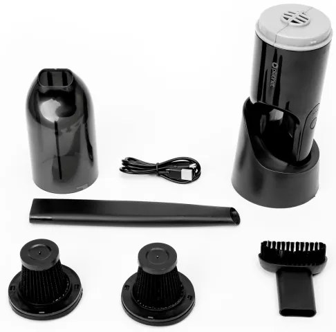 Prenosný nabíjací vysávač do auta 75W/2000 mAh čierna