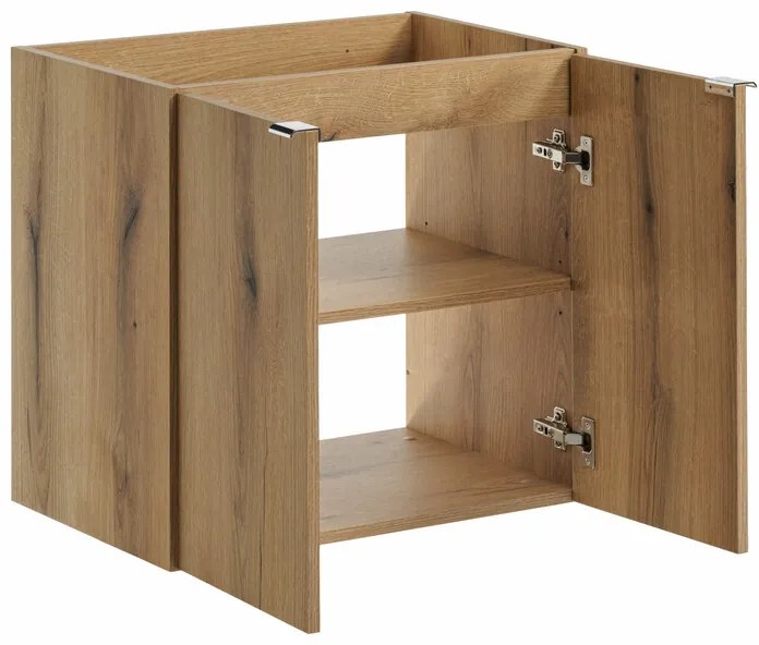 Koupelnová sestava Nova Oak II se skříňkami 140 cm dub evoke/černá