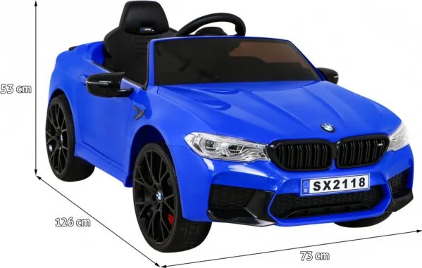 Detské elektrické autíčko BMW M5 DRIFT modré