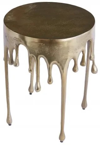 Liquid Line príručný stolík 51cm zlatý
