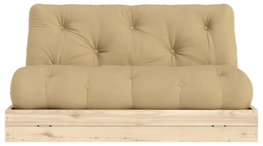 Svetlohnedá rozkladacia pohovka 145 cm Flip – Karup Design