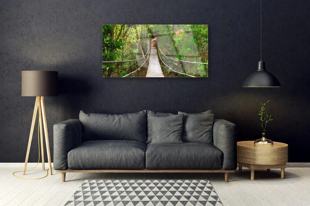 Obraz plexi Most džungľa tropický les 100x50 cm