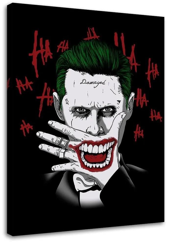 Gario Obraz na plátne Joker sa zlovestne usmieva - DDJVigo Rozmery: 40 x 60 cm