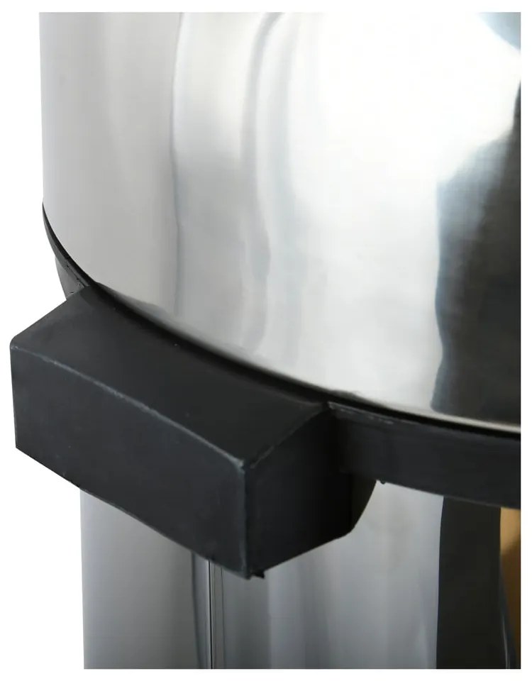 Dotykový oceľový odpadkový kôš v lesklo striebornej farbe 30 l – MSV