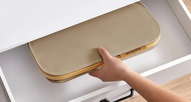 Koš na prádlo Leslie 65 L hnědý