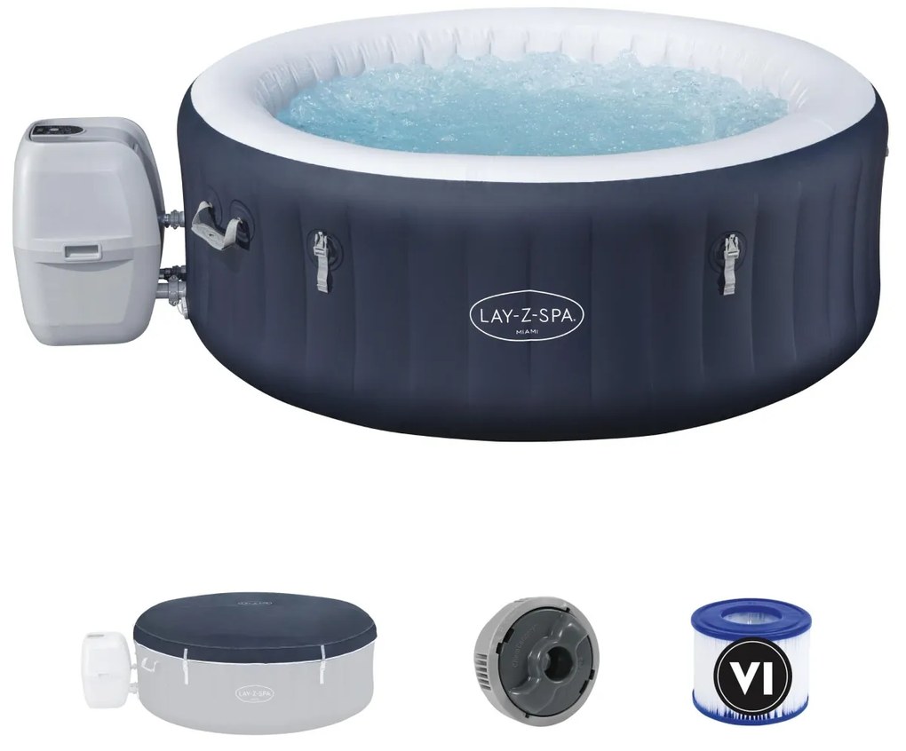 Lay-Z-Spa Miami Air Jet Jacuzzi BESTWAY 6001C
