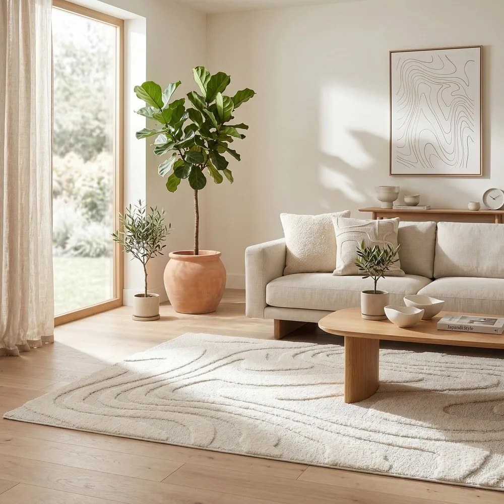 Krémovobiely koberec 160x230 cm Dune – ESTE