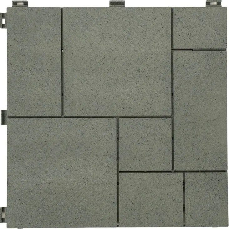 Multy Home Gumová dlaždica STONE MOSAIC 30 x 30 cm, zelená