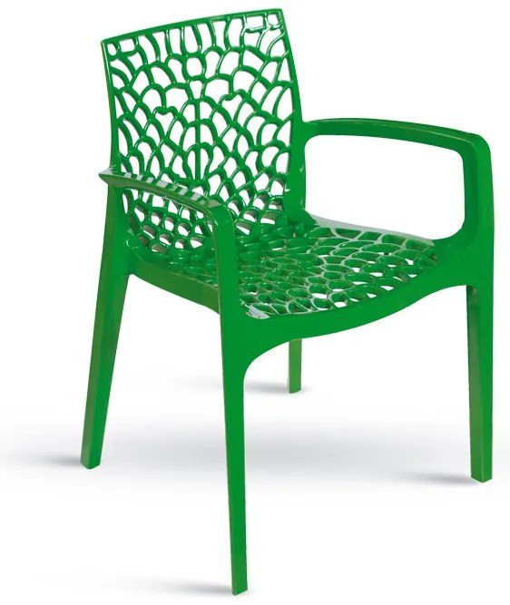 Stima Plastové kreslo GRUVYER Vyberte odtieň ->: Verde Anice - zelená
