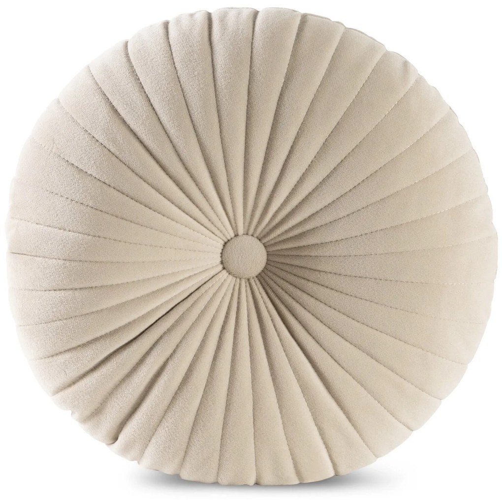 DEKORAČNÝ VANKÚŠ VELVET68 (FI) 40 CM BÉŽOVÁ