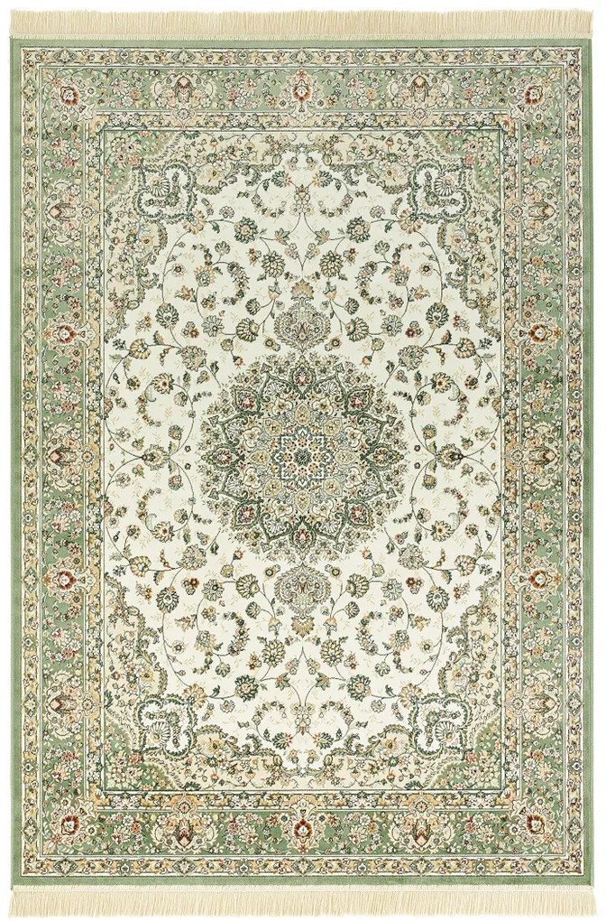 Nouristan - Hanse Home koberce Kusový koberec Naveh 104379 Ivory / Green - 160x230 cm