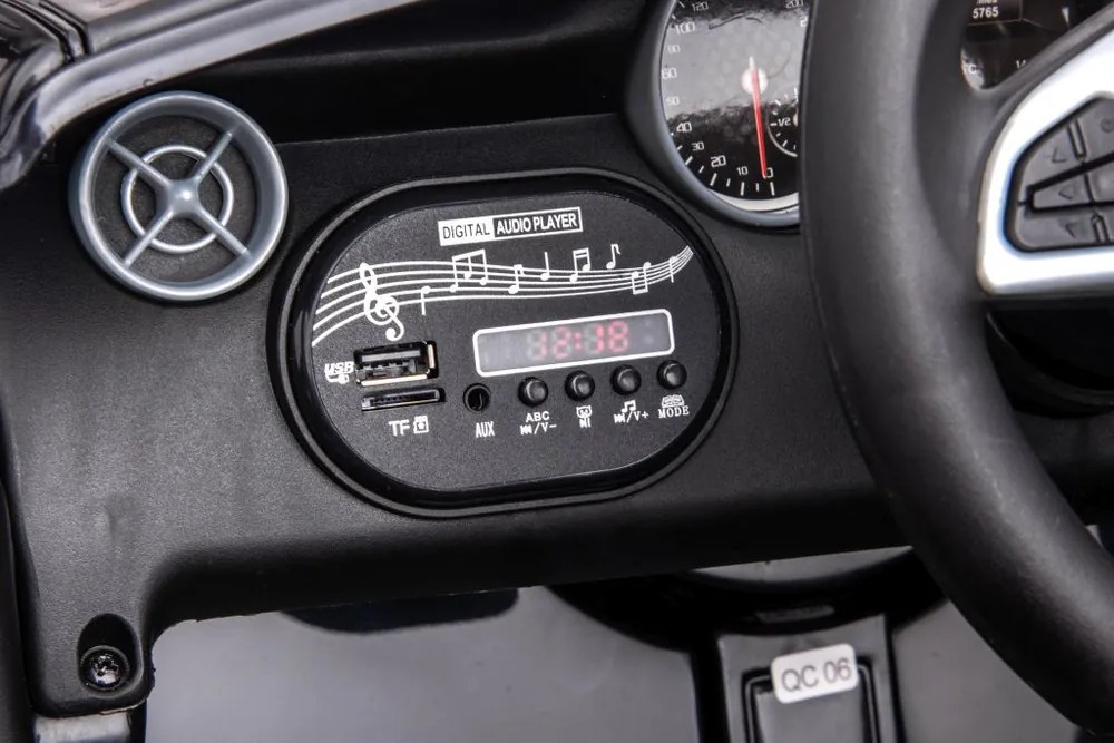 LEAN CARS Elektrické autíčko Mercedes SLC 300 LED MP3 červené
