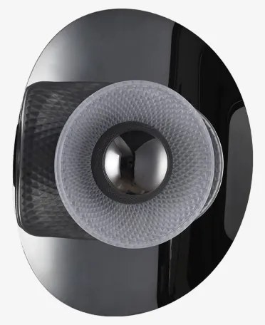 Zuma Line MB2293-1S-3BCT - LED nástenné svietidlo DIOP LED/8W/230V čierna/dymová č.