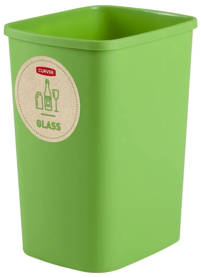 Plastové odpadkové koše v súprave 3 ks na triedený odpad 9 l Eco – Curver