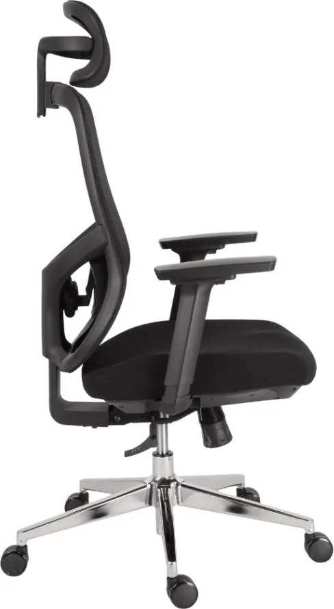 Kancelárska ergonomická stolička Neoseat ALLY — čierna, nosnosť 150 kg