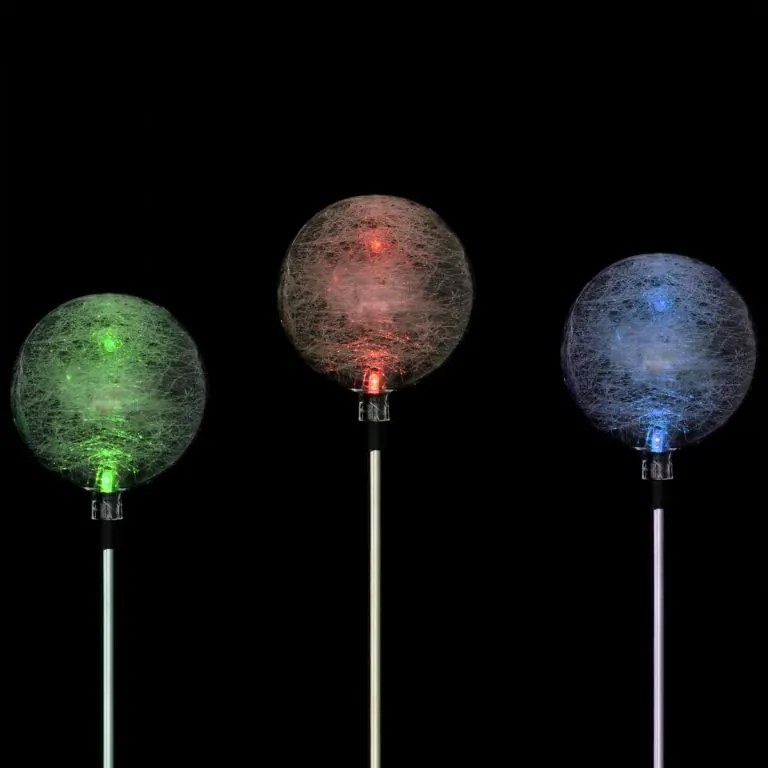 Garthen 306 Záhradná LED solárna lampa sklenené gule so zmenou farby