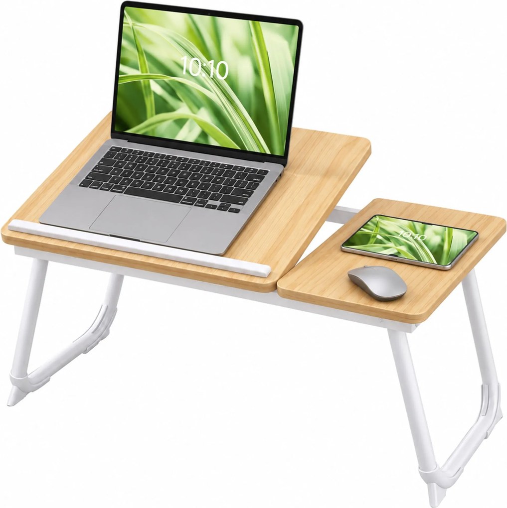 Výškovo nastaviteľný stolík na notebook RD52267, hnedá