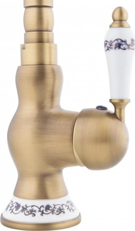 Kuchynská drezová batéria - BERTUG retro - zlatá