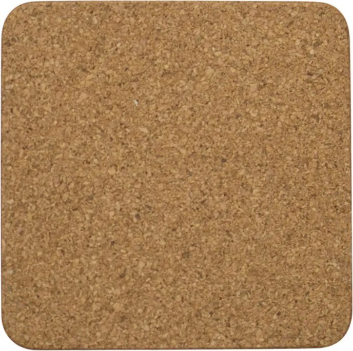 6ks korkové podtácky s motívom švajčiarskej kravy - 10 * 10 * 0,4 cm