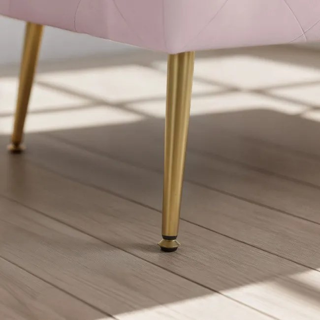 Taburetka MADRID púdrovo ružová