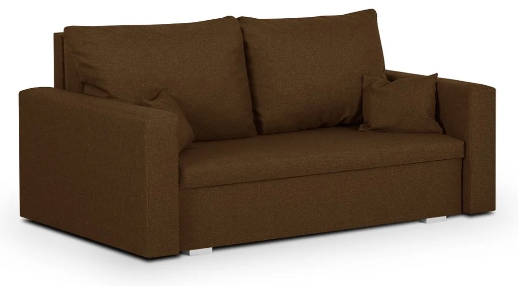 Pohovka pre 2 osoby s funkciou spania MONDI Hnedá