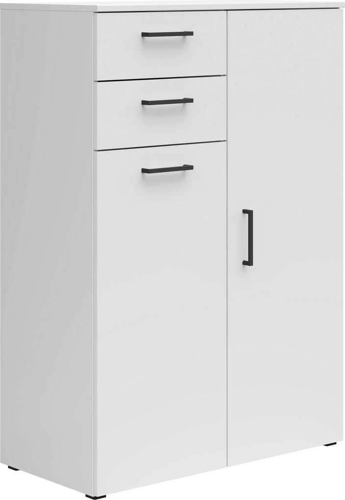 XXXLutz KOMODA, biela, 80/115/40 cm Carryhome - Komody - 002427022032