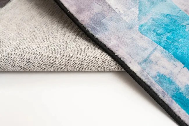 Protišmykový koberec NOVO mramor / trojuholníky