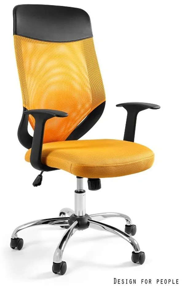 UNIQUE Kancelárska stolička Mobi Plus - žlutá
