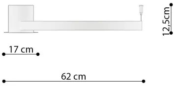 Thoro TH.222 - LED stropné svietidlo RIO LED/21W/230V CRI98 3000K pr. 55 cm zlaté