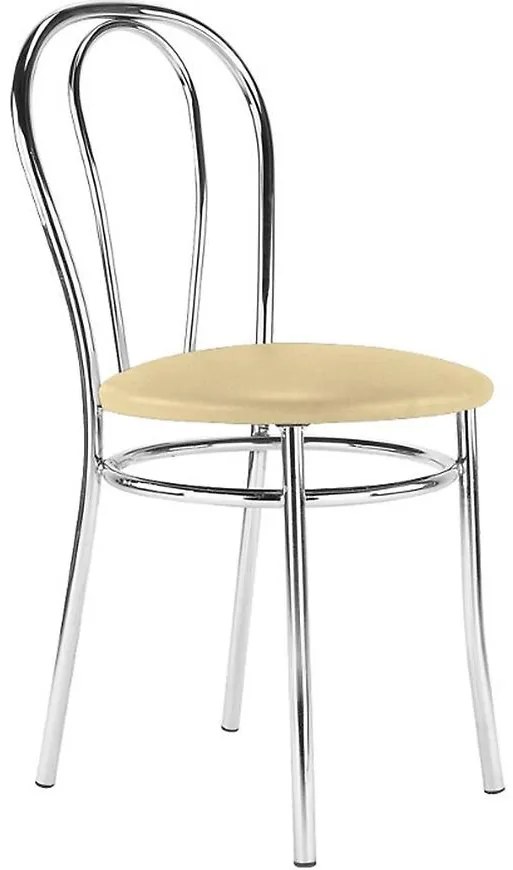 Stolička Tulipan CHR V-46 béžová