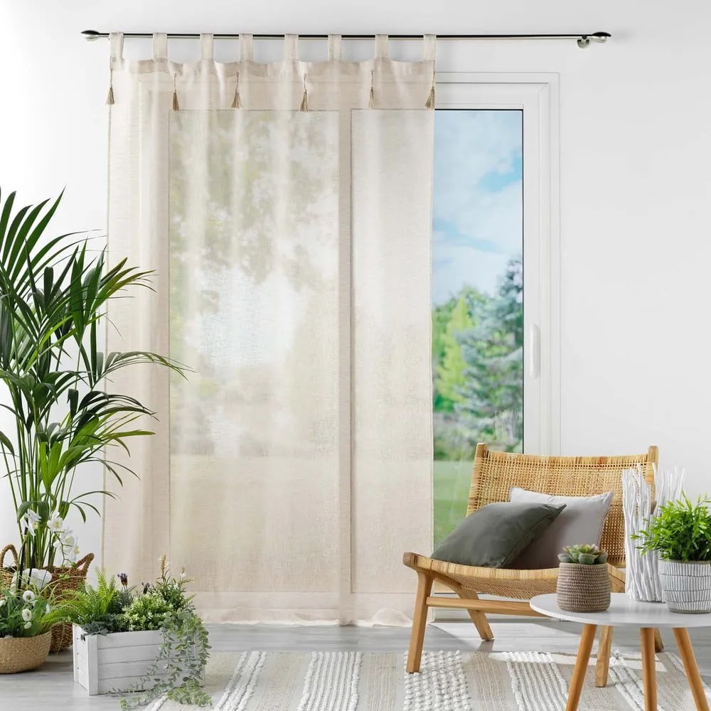 Béžová záclona 140x240 cm Dalila – douceur d'intérieur