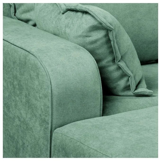 Tyrkysová rohová pohovka (ľavý roh) Beata - Ropez