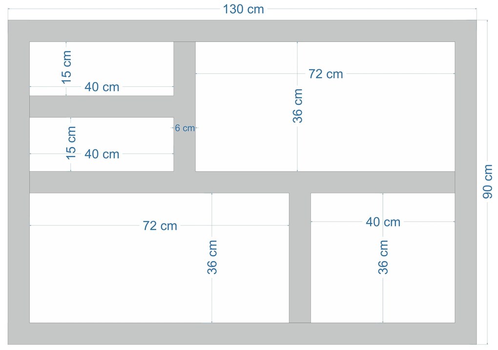 furniture-nabytek.cz - Polica drevená 130x90x35 z masívu palisander