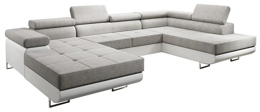 Rohová sedacia súprava Lotus U pravá Orinoco 21+Madryt 120