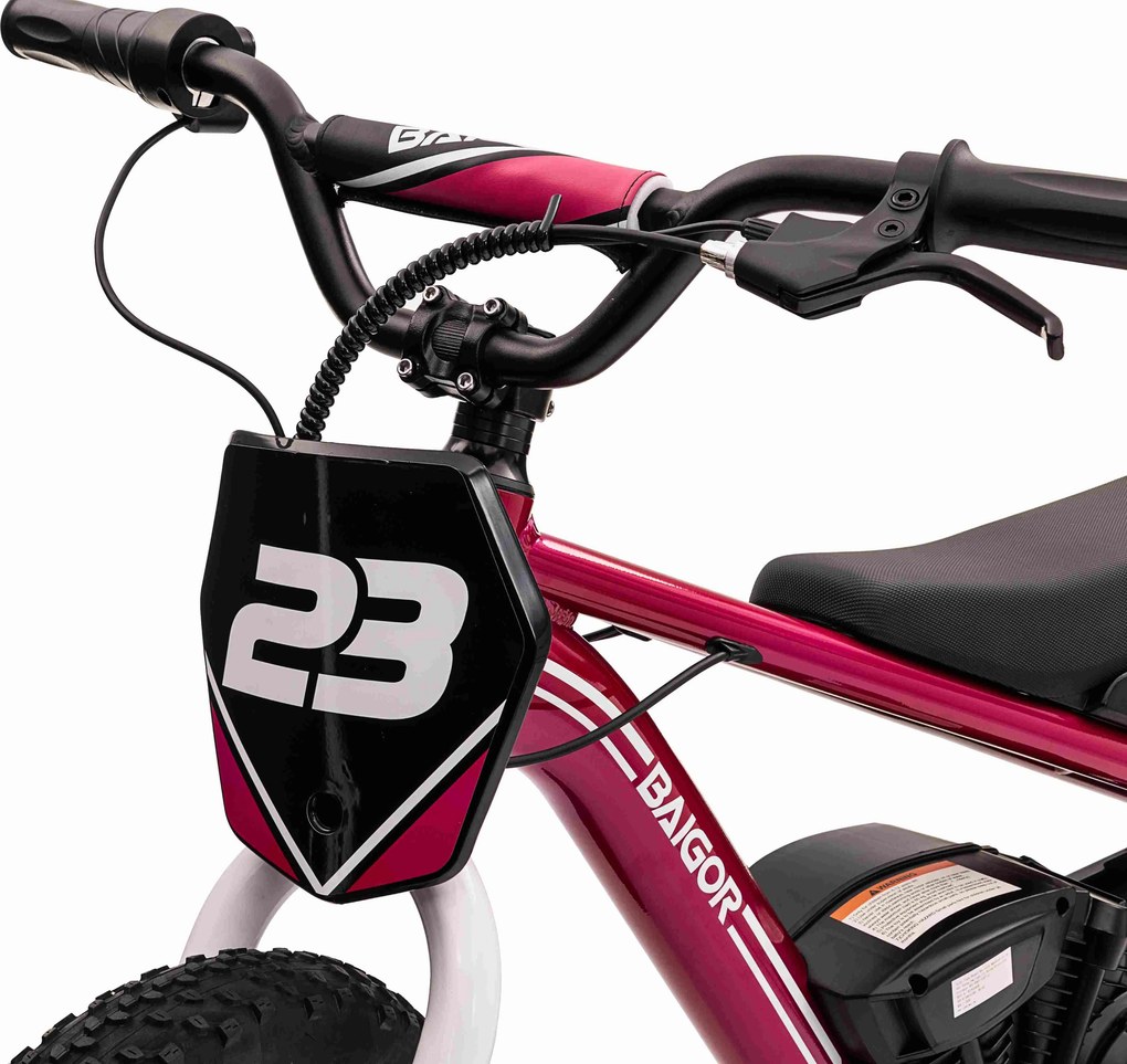 Ramiz Detská batériová motorka BAIGOR 23 PRO ružová