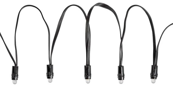 Nedis WIFILP01C48 - LED RGB Vonkajšia vianočná reťaz 48xLED 13,8m IP65 Wi-Fi Tuya