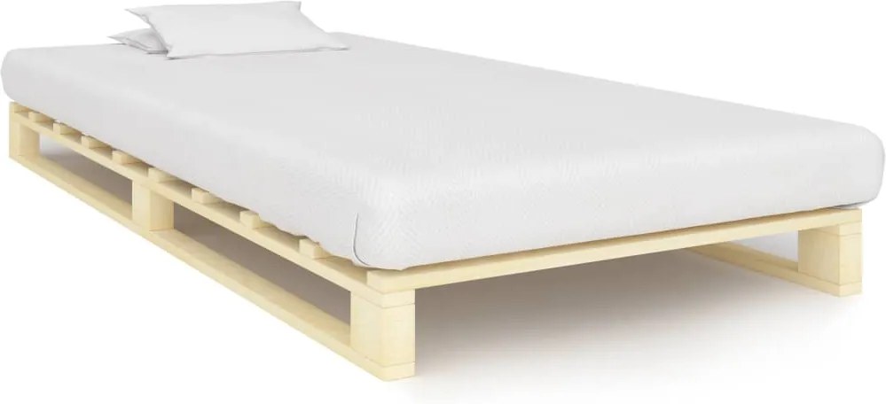 285234 Edco Paletový posteľný rám, borovicový masív 90x200 cm
