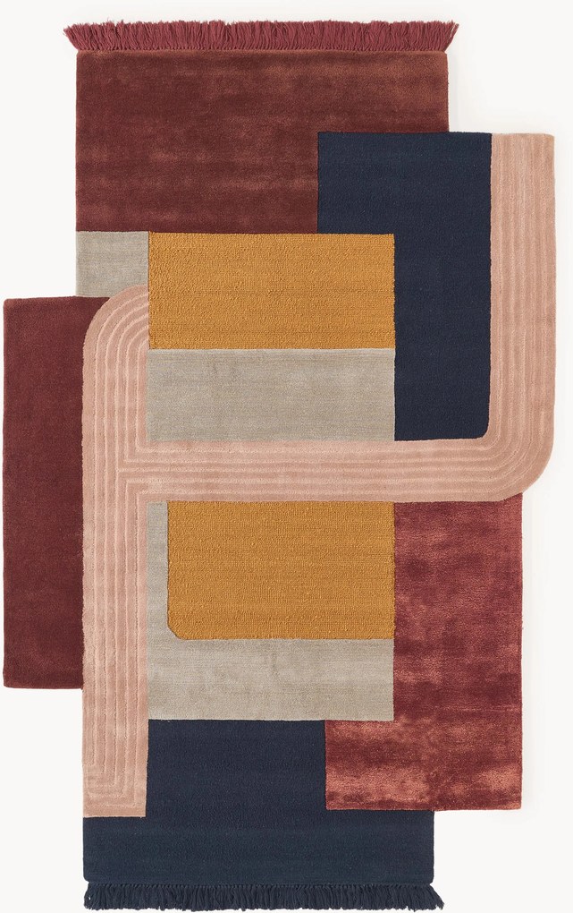 Vlnený koberec so strapcami Milla