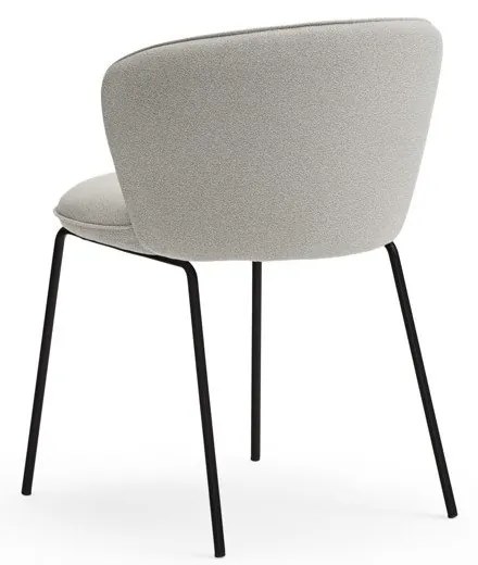 Svetlosivé čalúnené jedálenské kreslá v súprave 2 ks Add – Teulat