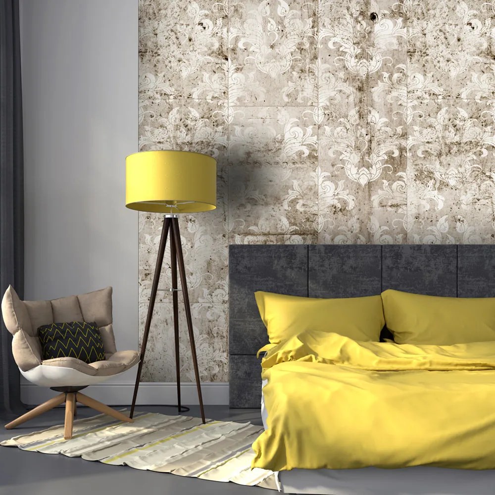 Tapeta Bimago - Concrete - Baroque Motif + lepidlo zadarmo rolka 50x1000 cm