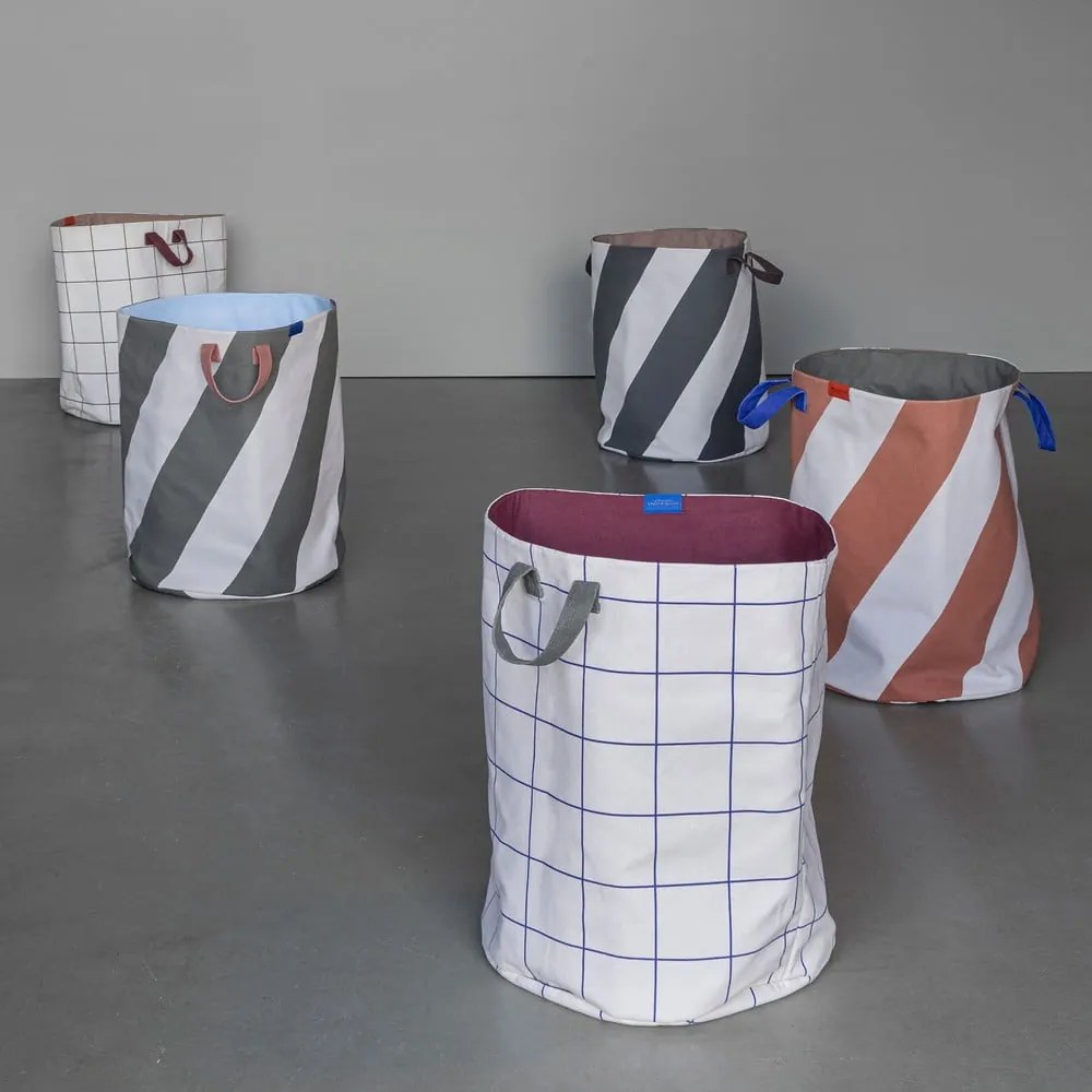 Krémový látkový kôš na bielizeň 5 l Mesh – Mette Ditmer Denmark