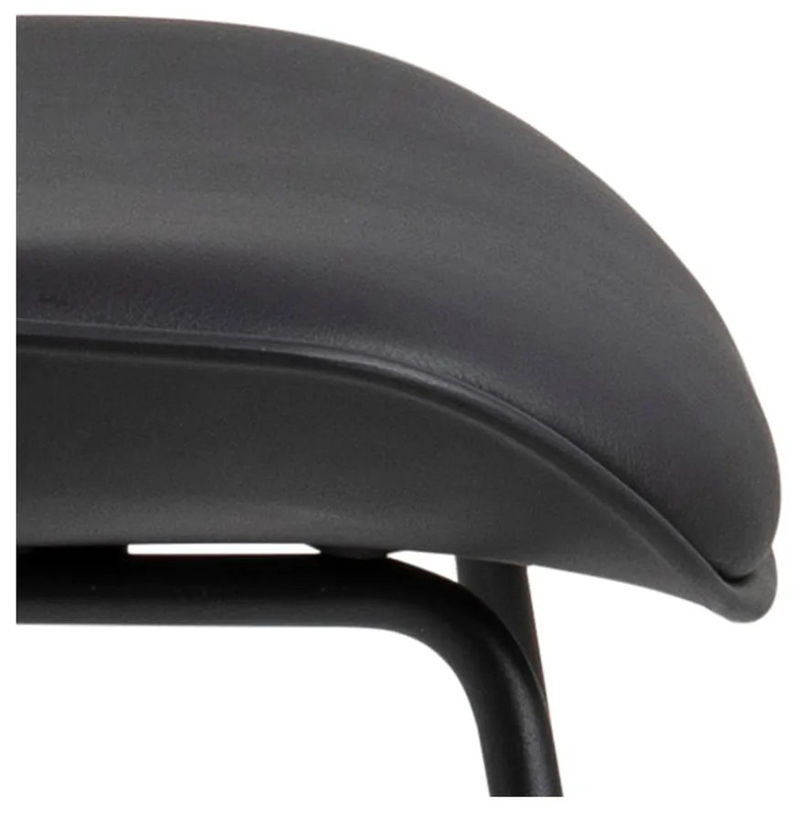 Čierna barová stolička (výška sedadla 76 cm) Tina – Actona