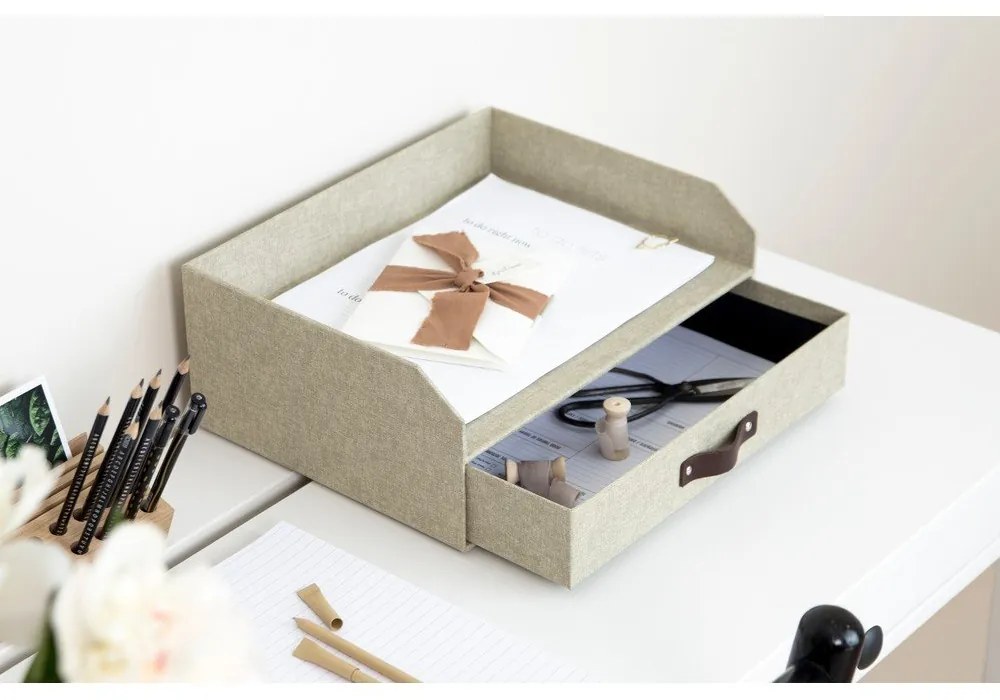 Kartónový organizér na dokumenty so zásuvkou Walter – Bigso Box of Sweden