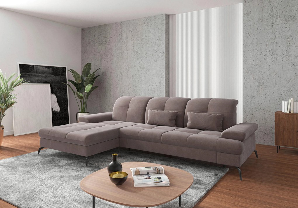 XXXLutz ROHOVÁ SEDAČKA, textil, taupe Sit & More - Sedačky - 000144011516