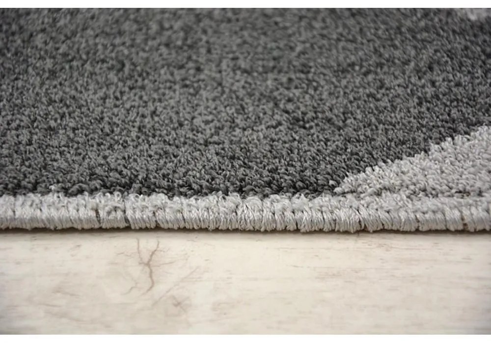 Luxusný kusový koberec Efra šedý 80x150cm