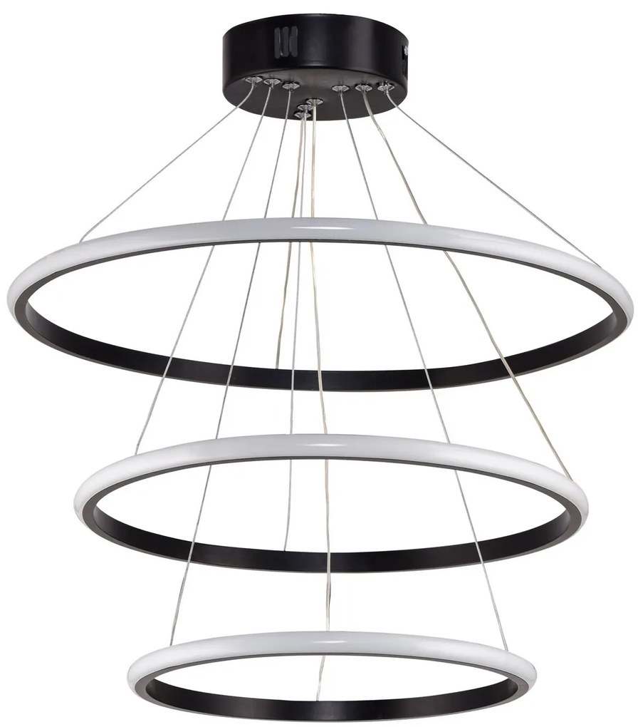 Stropní LED svítidlo URSAE černé/neutrální bílá